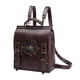 thumbnail image 4 of Mochila de cuero de PU, maletín, mochila para ordenador, bolso de mensajero grande, bolso para portátil para acampar, Cosplay, compras, adultos, 4 of 8