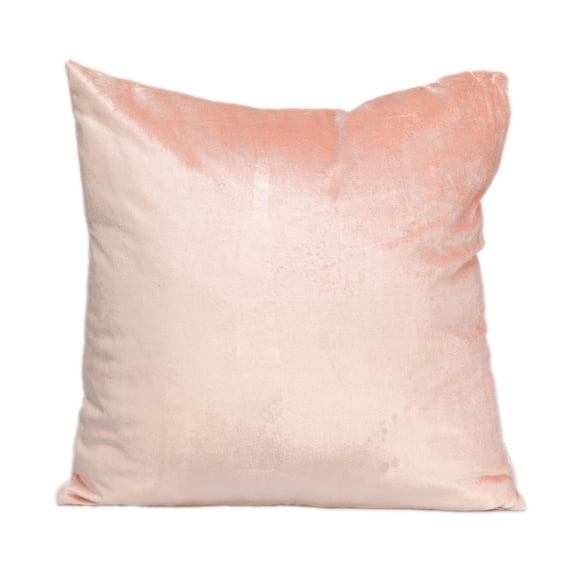 Nassau Collection Solid Square Cotton Throw Pillow - 22" - Pink