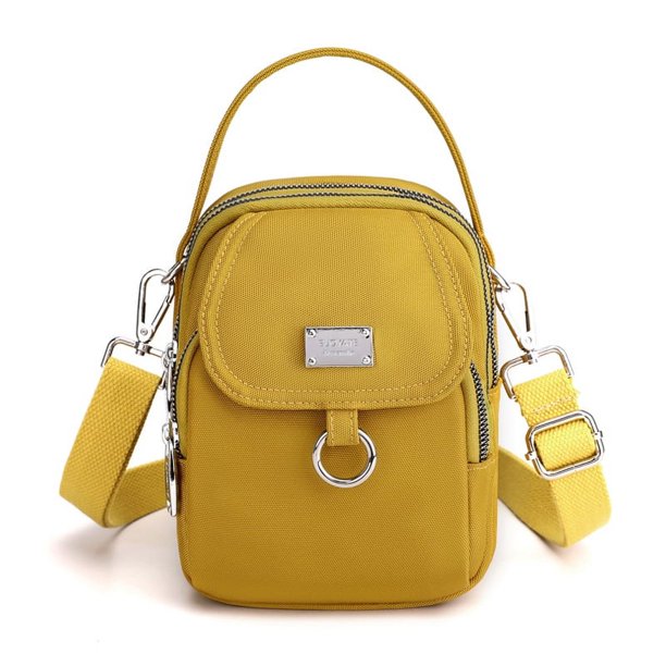 Bolso de hombro para mujer, de tela de nailon, estilo retro, a prueba de salpicaduras, con diagonal