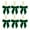 Green, variant on FastXmas 6pcs Velvet Bows Christmas Tree Decorations,3.1 x 3.1 In Small Vivid Bows For Christmas Tree，Wreath Gift Wrap Crafts,Multi-Color Bows Ornaments For Snack Bags Christmas Tree Home Party Decor