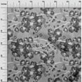 thumbnail image 3 of oneOone Viscose Jersey Gray Fabric Asian Chinese Floral Diy Clothing Quilting Fabric Print Fabric By Yard 60 Inch Wide, 3 of 4