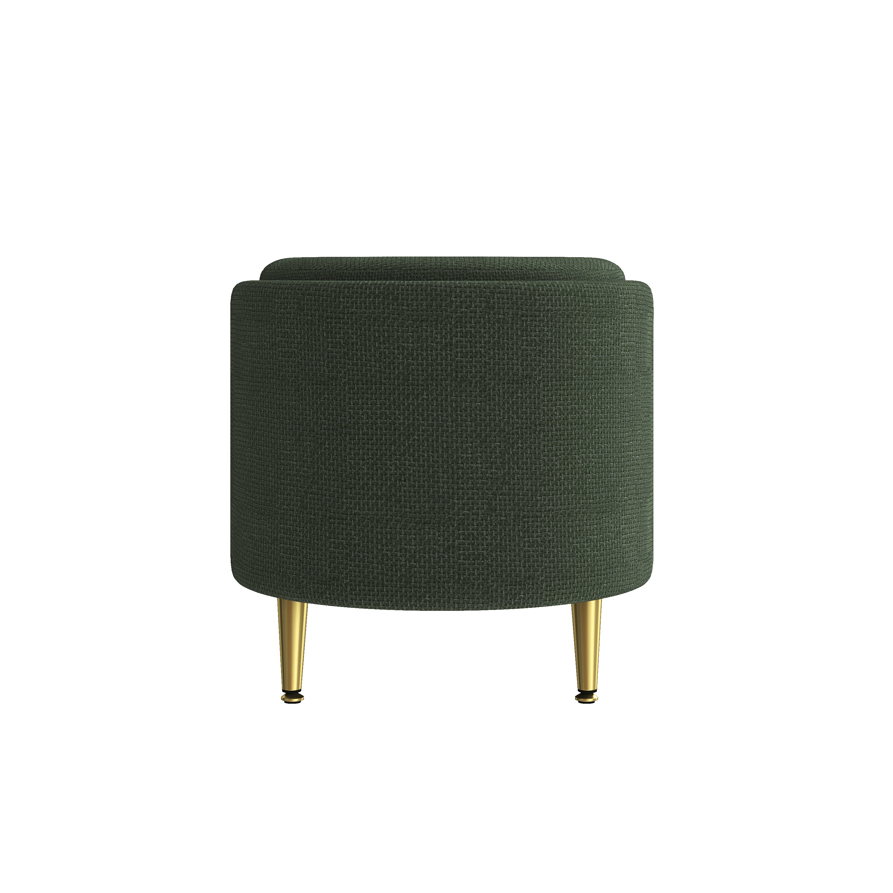 Euroco Modern Storage Ottoman Upholstered Storage Bench End of Bed Bench Entryway Shoe Bench for Living Room, Bedroom and Entryway, Green