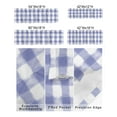thumbnail image 3 of Kitchen Cafe Valance Curtain for Small Windows,Farmhouse Pastoral Lavender Lattice Rod Pocket Short Valances Purple Buffalo Checkered Window Treatment Panel for Living Room/Bedroom/Bathroom,42x12in, 3 of 9