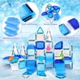 thumbnail image 4 of Huge Wave Magnetic Tiles for Kids Ages 4-8, 76 PCS 3D Building Set Toys, Animal Magnetic Tiles, STEM Montessori Educational Toy, Christmas Birthday Gift for Toddler, 4 of 9