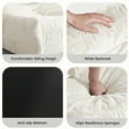 thumbnail image 3 of Congermom Bean Bag Chair, Giant Bean Bag Chairs for Adults, Loveseat Fireside Chair, 2 Seater Lazy Bean Bag Sofa Memory Foam Couch for Living Room, Bedroom, Office (Beige), 3 of 5