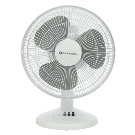 Comfort Zone 12 Oscillating Table 3 Speed Fan Model Cz121