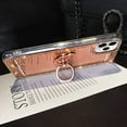 thumbnail image 4 of for iPhone 11 Case Makeup Mirror Glitter Bling Rhinestone Diamond Crystal Cute Cover with Ring Holder Finger Grip Stand Kickstand Cute for Girls Women Case for iPhone 11 Rose Gold, 4 of 7
