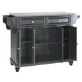 thumbnail image 1 of Crosley Furniture Cambridge Solid Granite/Wood Kitchen Island in Black, 1 of 8