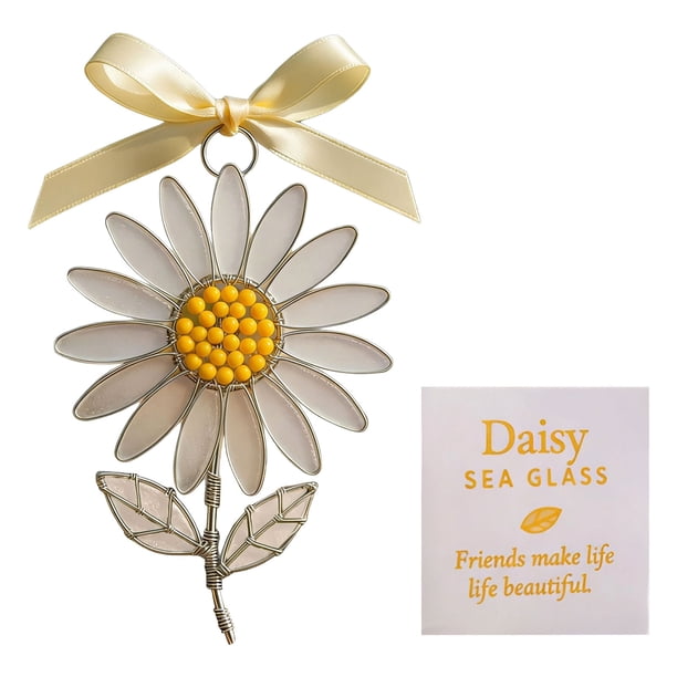 Regalo decorativo de flores de acrílico plano