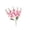 Pink, variant on 5 Branches Artificial Gladiolus Flowers Stems - Durable Silk and Plastic Faux Plants for Home, Wedding, and Party Decorations, No Maintenance Required,Purple