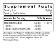 Optimox Iodoral 50 mg - Iodine & Potassium Iodide Supplement for Thyroid & Immune System Support- Non-GMO & Gluten-Free - 90 Servings - 90 Count