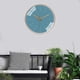 thumbnail image 1 of Reloj de pared silencioso Perfecl moderno azul 30 cm, 1 of 7