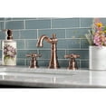 thumbnail image 3 of Kingston Brass FSC197AXAC American Classic Widespread Bathroom Faucet with Brass Pop-Up, Antique Copper, 3 of 8