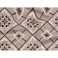thumbnail image 5 of oneOone Rayon Peach Fabric Floral & Tiles Moroccan Sewing Craft Projects Fabric Prints By Yard 56 Inch Wide, 5 of 6