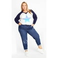 thumbnail image 2 of Avenue Women's Plus Size Starlight Sweat Top, 2 of 2