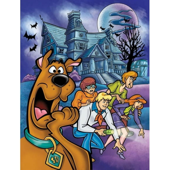 Scooby-Doo Diamond Painting Kits, Diamond Art Kits for Kids, 5D Diamond Painting, Diamond Painting Picture for Home Decoration 12x16 inch