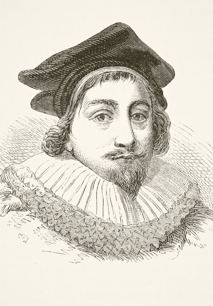 Sir Edward Coke 1552 To 1634 English Jurist And Politician Speaker Of House Of Commons From The National And Domestic History Of England By William Aubrey Published London Circa 1890 Canvas Art - Ken