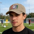 thumbnail image 5 of OAVQHLG3B 2026 Soccer Fan Cap，Classic Baseball Caps, USA, CAN, MEX Baseball Hat, Adjustable Unisex Fit, Breathable Cotton, for Soccer Supporter, 5 of 6