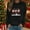 Black, variant on Women's Christmas Sweatshirts Crewneck Christmas Printed Shirts Loose Long Sleeve Blouses Casual Merry Xmas Sweatshirt Holiday Party Pullover Sweater Tops