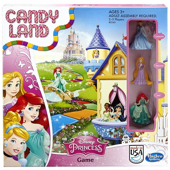 Candy Land Disney Princess Edition Kids Board Game, Preschool Games for 2 to 3 Players