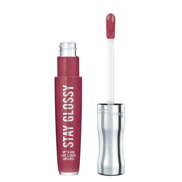 Rimmel Stay Glossy Lip Gloss, Captivate Me!, 0.18 oz