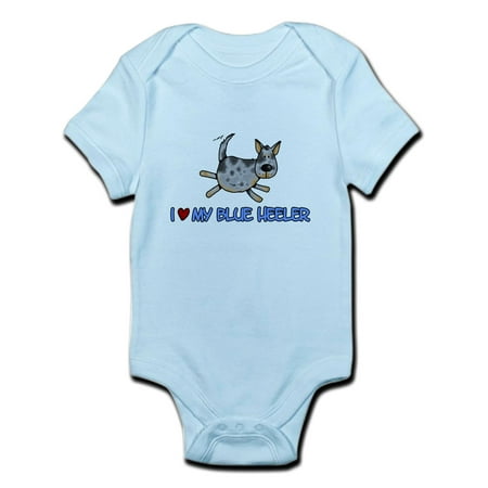 - CafePress - I Love My Blue Heeler Infant Bodysuit - Baby Light Bodysuit