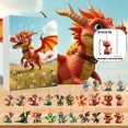 thumbnail image 7 of Wooowa 2025 Christmas Advent Calendar with Dragon Baby and Dinosaur Ornaments, Festive Hanging Decor for Home Xmas Tree, Holiday Accents for Living Room Tabletop, 7 of 7