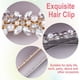 thumbnail image 3 of Pasres para El Cabello con Perlas, 6 Pasres de Metal con Diamantes de Imitación Brillantes, Horquillas Decorativas para El Cabello para Bodas, Bailes de Graduación, Accesorios para Novias, 3 of 3