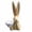 Brown, variant on Weloille Easter Egg Holding Bubble Blowing Rabbit 1 Pack, Cute Cartoon Bunny Figurine, Hand Painted Vivid Design, Decorative Rabbit Ornament for Easter Home Table Party Decor
