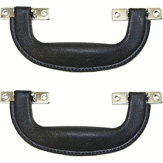 Negro 1 Pieza Manija de Maleta Vintage Plástico Imitación de Cuero Manija de Equipaje Accesorios Cajón Correa de Puerta de Gabinete Manija de Transporte Manija de Puerta de Gabinete, Marrón