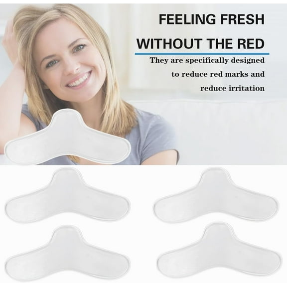 XIRQI 5Pack Nasal Pads for Mask,Gel Nose Pads,Nose Protector for Mask,Nasal Gel Pads for Mask,Custom Design,Can Be Trimmed to Size Fit for Most Masks