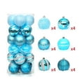 thumbnail image 1 of Fiudx Ofertas Y Liquidación Bola De Árbol De Navidad De 60 Mm, Adorno Colgante Para Fiesta En Casa, Decoración Púrpura, 24 Piezas, 1 of 2