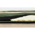 thumbnail image 5 of Princess 5x7 Geometric Swirl Abstract Area Rug 808 in Cream Green, 5 of 6