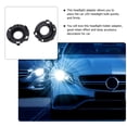 thumbnail image 2 of Shisuyan Headlight Bracket Mount Support Retainer Black Plastic 8Pcs 2.2X2.2in, 2 of 8