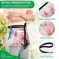 thumbnail image 6 of Pink Flower Vase Server Apron with 3 Pockets Waist Apron for Waiter Waitress, 6 of 7