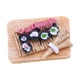 thumbnail image 1 of Juegos de cocina en miniatura, accesorios decorativos para la cocina, exhibición de ventanas; Modelo de juguete de comida en miniatura, juguete de Sushi, 1 of 8
