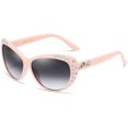 thumbnail image 1 of Gafas de Sol Giselle Retro para Niñas, con Ojos de Gato y Pedrería, Talla 6-14, 1 of 7
