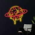 thumbnail image 3 of Handmadetneonsign Pizza Planet Neon Sign, Pizza Neon Light, Pizza Led Light, Pizza Slice Led Sign, 3 of 5