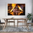 thumbnail image 5 of Ice Cubes Fire Flame Burn Hot Canvas Art Poster And Wall Art Picture Print Modern Family Bedroom Decor Posters,Unframe-style,20x30inch(50x75cm), 5 of 8