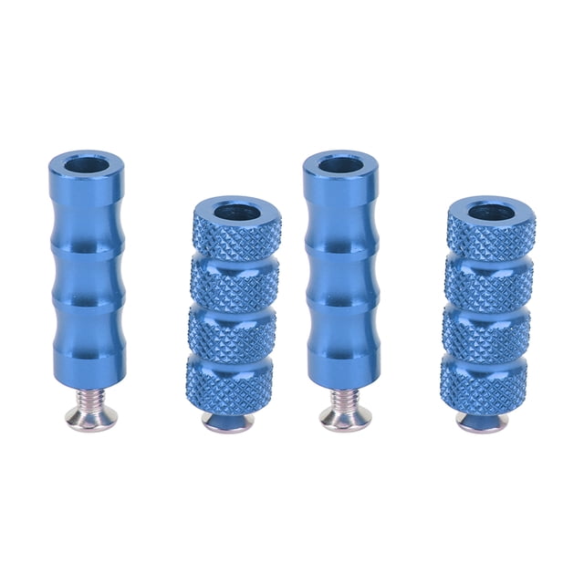 2 pares de clavijas de freno para motocicleta, proceso CNC, chapado, ajuste preciso para pernos de montaje M6 de 6mm, motocicleta