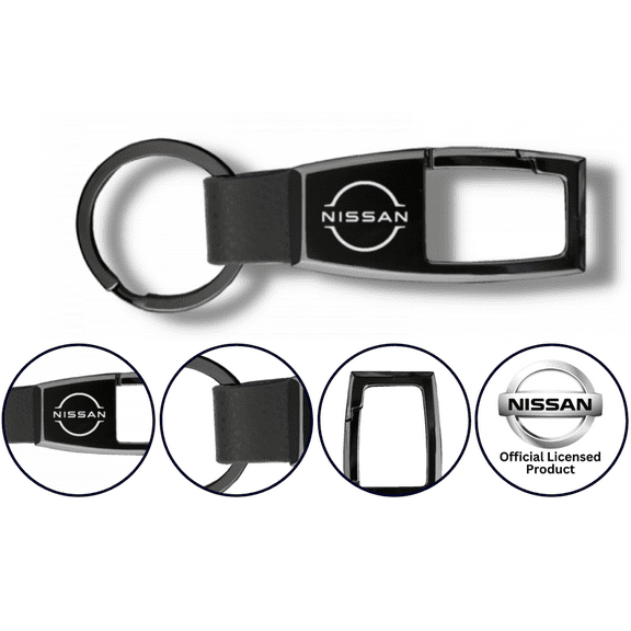 Nissan Premier Carabiner Key Fob (Black)