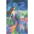 thumbnail image 4 of Dreamtimes Mermaid Fantastic Kitchen Towels Set of 6 Dishcloths Hand Towels Tea Towels Ultra Absorbent for Cleaning Washing Drying Dishes Tableware 28'' x 18'', 4 of 7