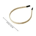 thumbnail image 2 of unbranded 3Ud Diademas Metálicas Doradas Finas Para Mujer Accesorio Duradero Ideal Para Reuniones Y Fiestas, 2 of 6