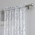 thumbnail image 2 of Warm Home Designs 54" W x 63" L White Lace Curtains. FI White 63, 2 of 4