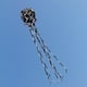 thumbnail image 4 of Cometa de gran tamaño 3D de una sola línea con línea de vuelo de 30 m y cola larga para niños y adultos. Blanco negro, 4 of 8