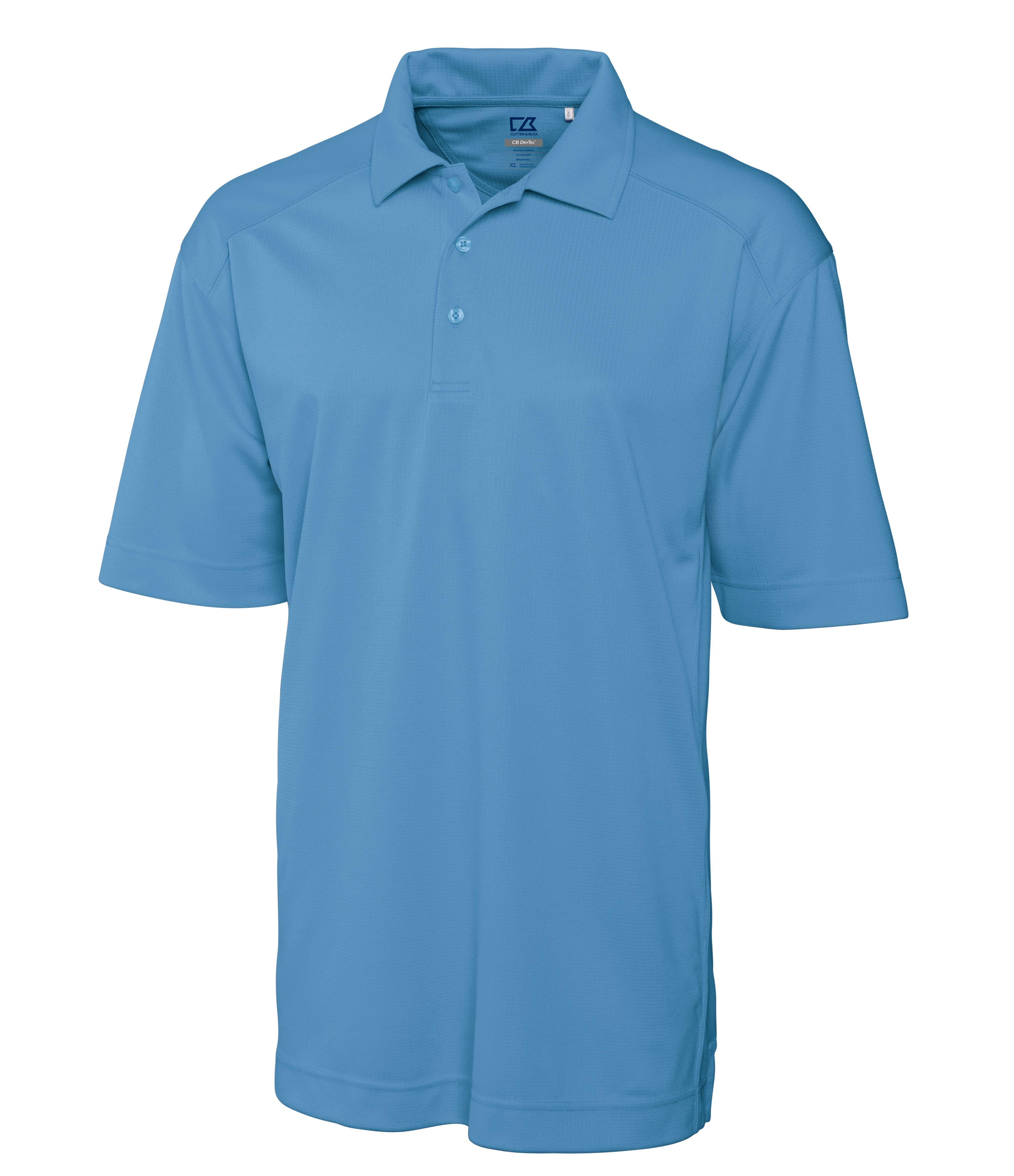 Cutter & Buck CB Drytec Genre Textured Solid Mens Polo - Cutter & Buck