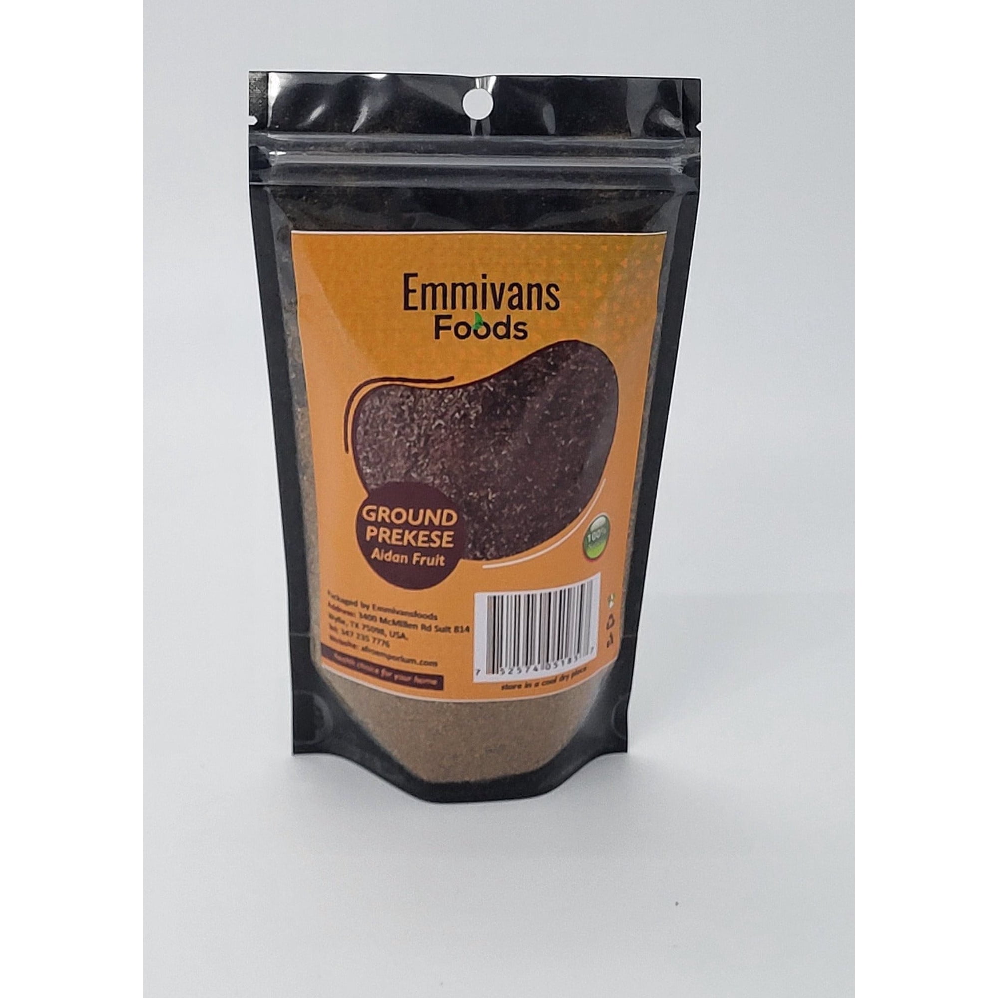 Emmivansfoods Ground Prekese, Aidan Fruit & Tetrapleura Tetraptera Powder - 8oz