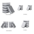 thumbnail image 3 of Bewildely Paquete de 5 esponjas para lavar platos, encimera, cuencos, fregador, limpieza absorbente de agua para el hogar, baño, restaurante Suministros de limpieza para el hogar Suave/5 piezas Bewildely HA002794-04, 3 of 6