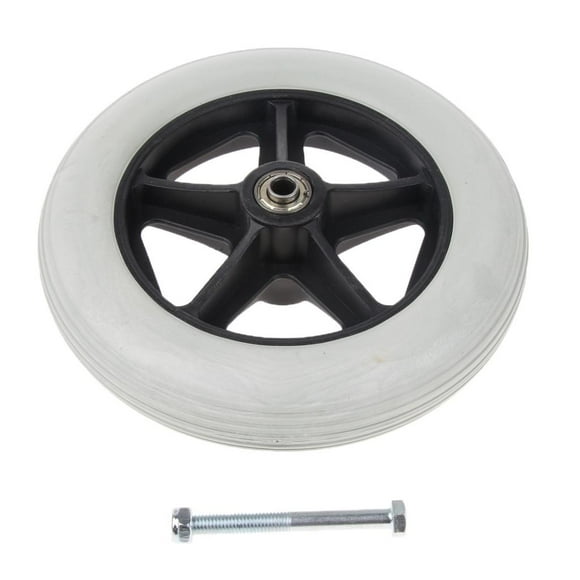 Ruedas Giratorias para sillas de ruedas Yinane Neumáticos Sólidos Rodamiento 19 Cm 8 Pulgadas 5/16 Pulgadas