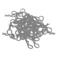thumbnail image 2 of 50pcs Stainless Steel Body Clips Shell Cover Pin Bend For 1/10 Rc Car Remote Control Toys Redpet Ex, 2 of 5